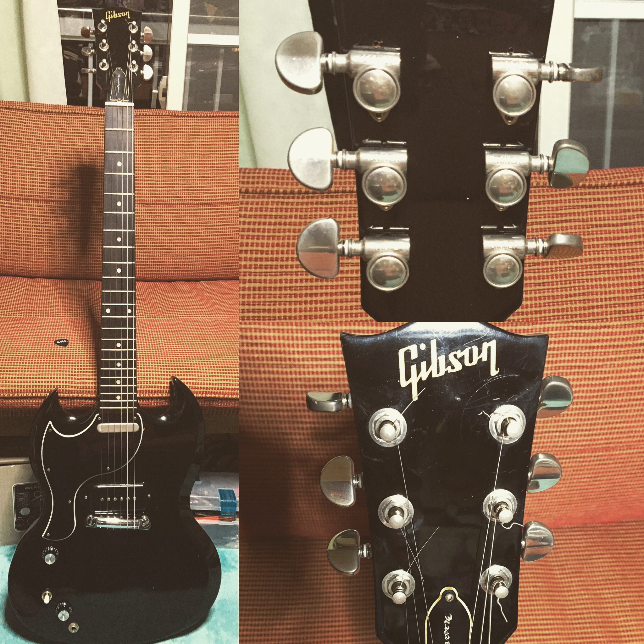 Gibson SG Junior 4弦ペグ欠損