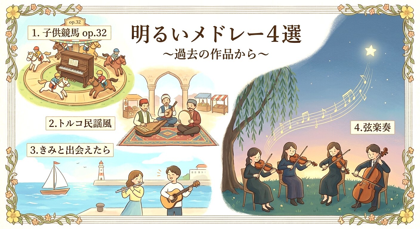AIが、楽しい絵を描いてくださいました。